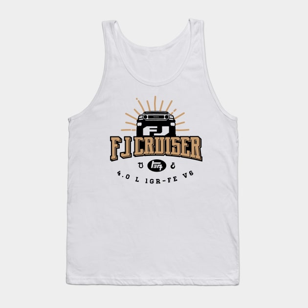 Fj Cruiser Shirt Tank Top by bohemiangoods